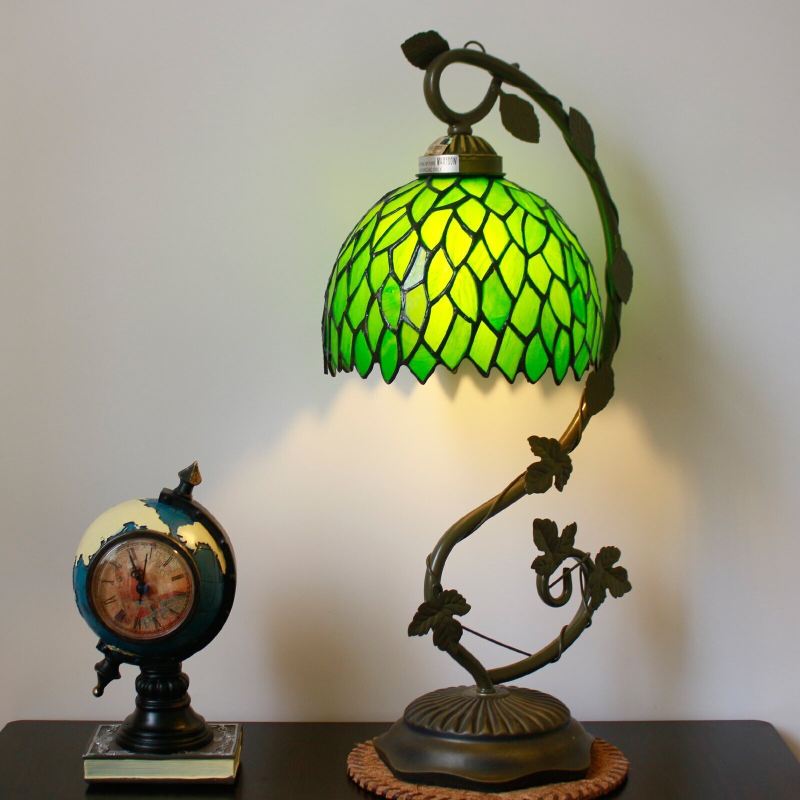 Tiffany lotus lamp in an unusual design