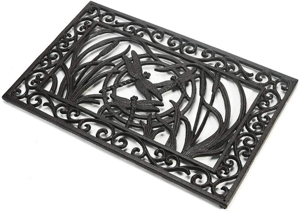 Timeless cast iron door mat