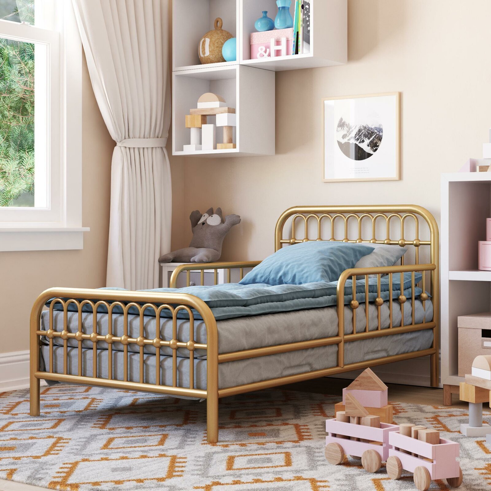 Metal Toddler Bed