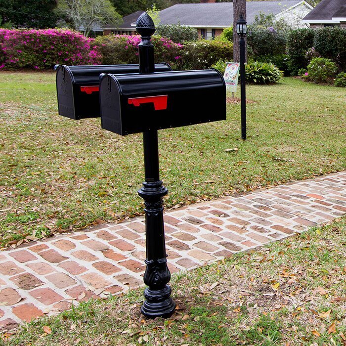 Traditional Old World Black Dual Post 