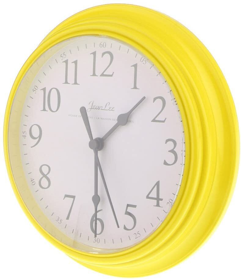 Traditional Yellow Wall Clock