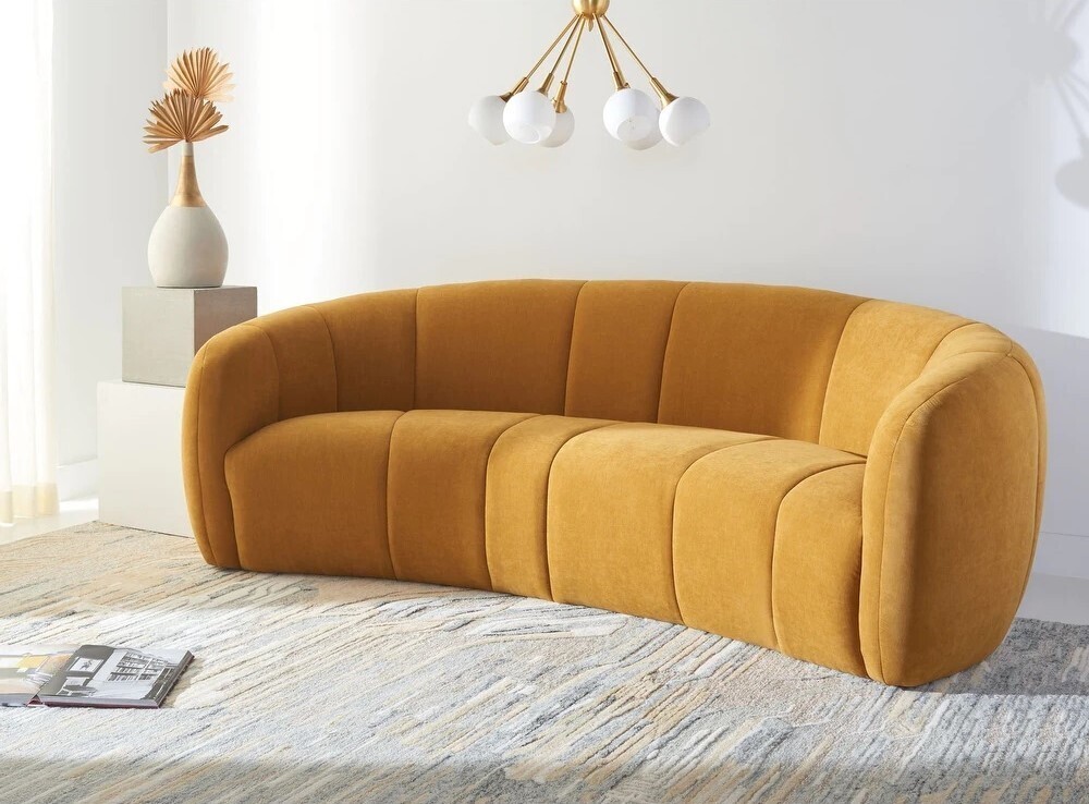 Tuxedo Half Circle Couch