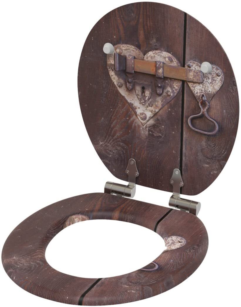Twin Heart Soft Closing Toilet Seat