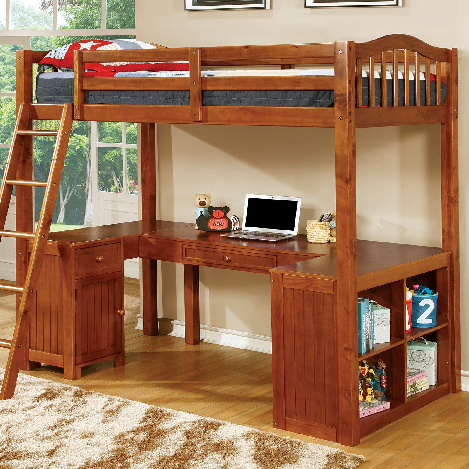 Loft Bed With Desk And Drawers