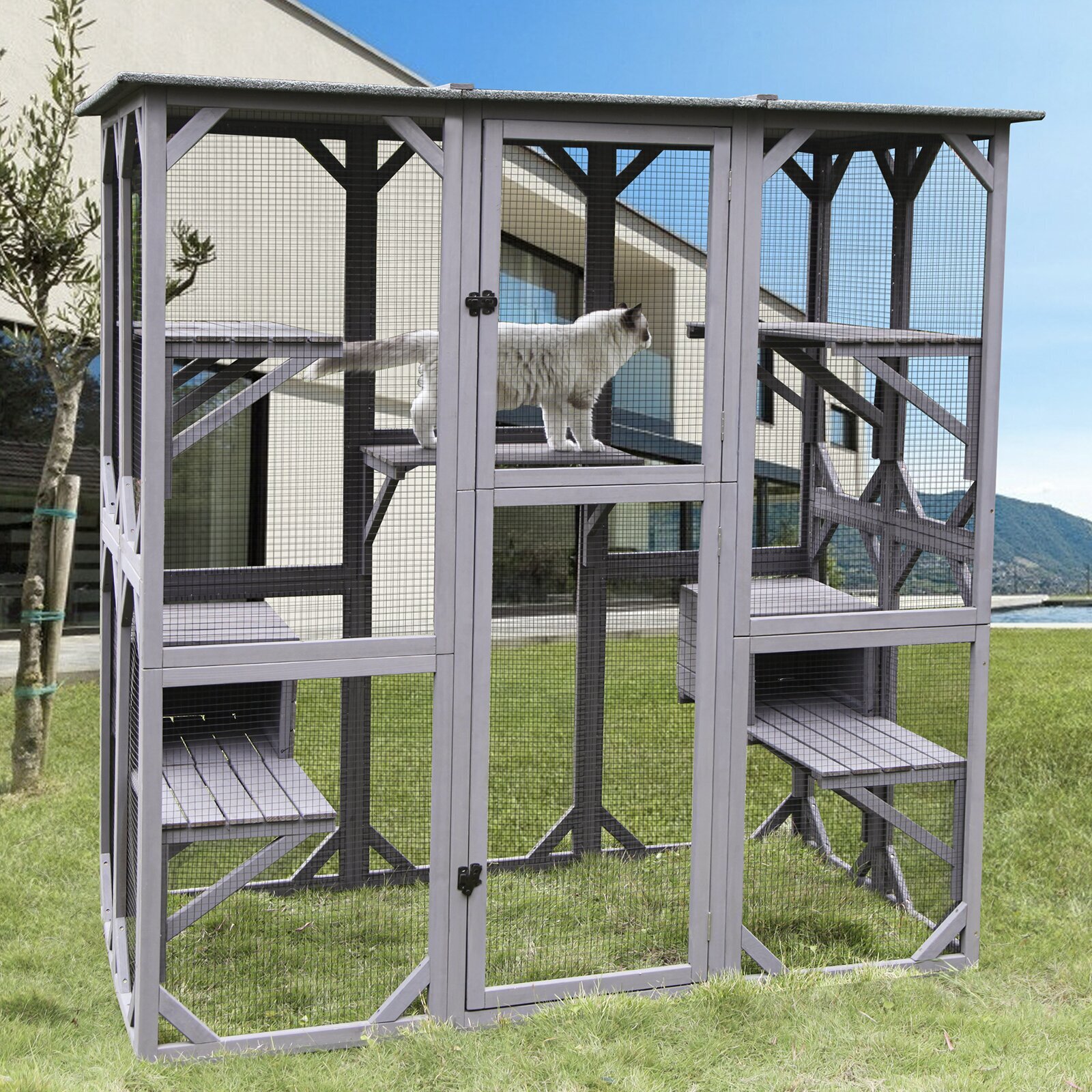 Two story Cat Playpen 