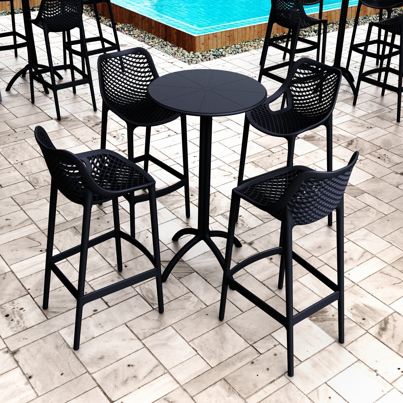 Understated Patio Bar Table