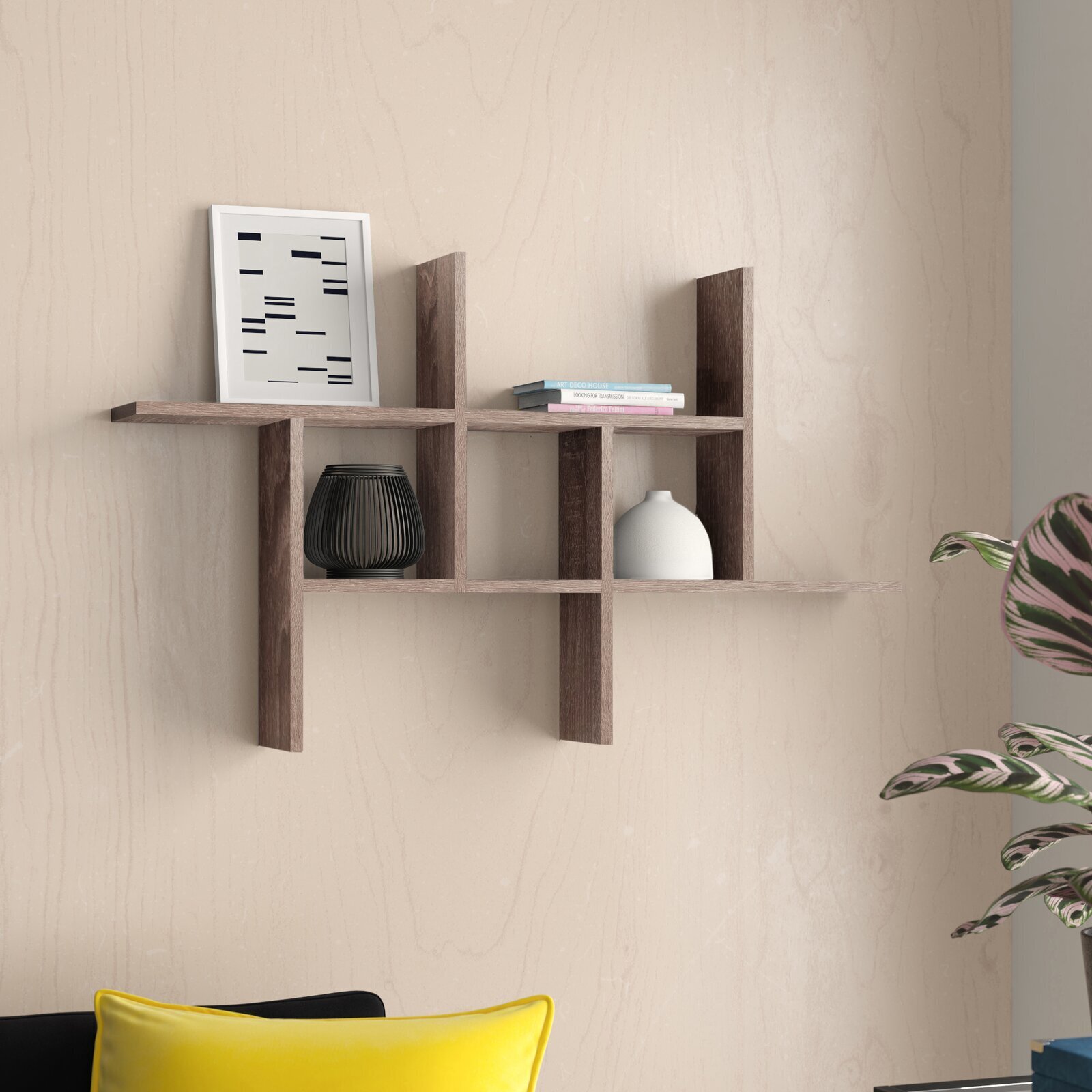 Unique Cube Display Shelf for Collectibles