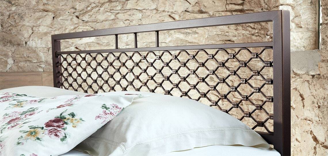 Unique Headboard with Intricate Details