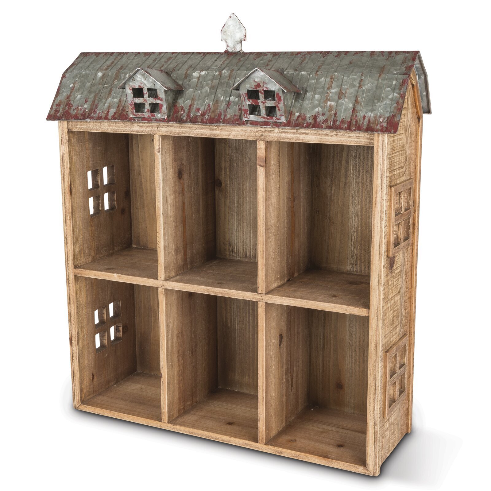 Unique Natural Wood Cube Storage