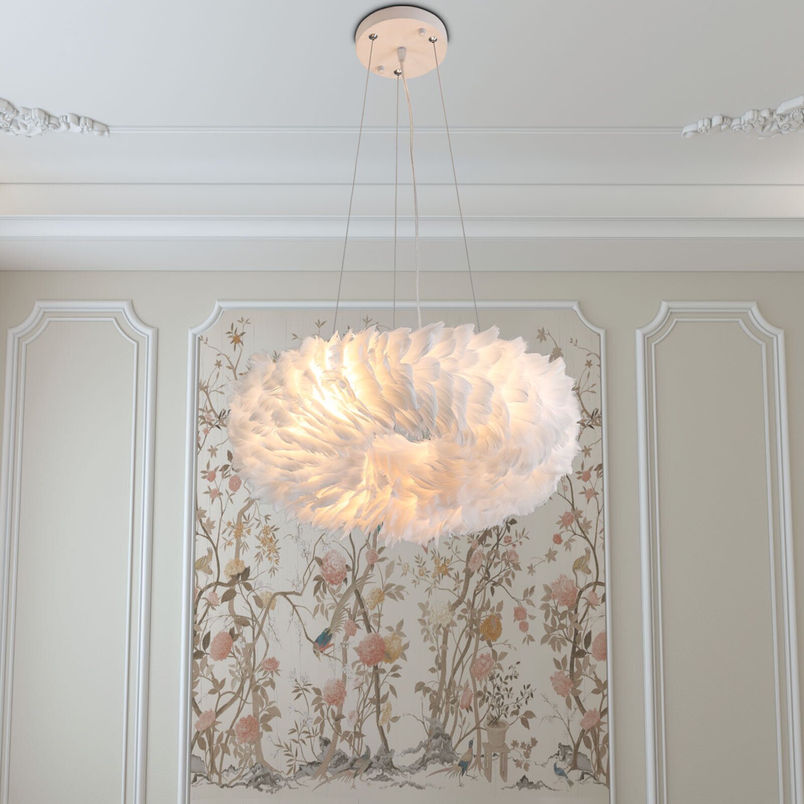 Unique Wrought Iron Chandelier