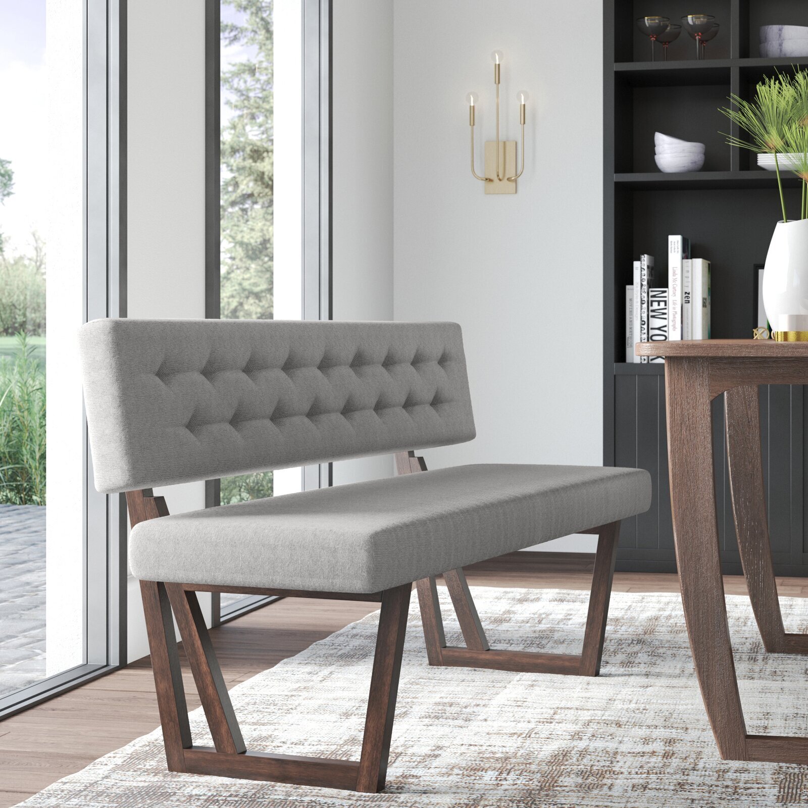 Dining Table Benches With Backs