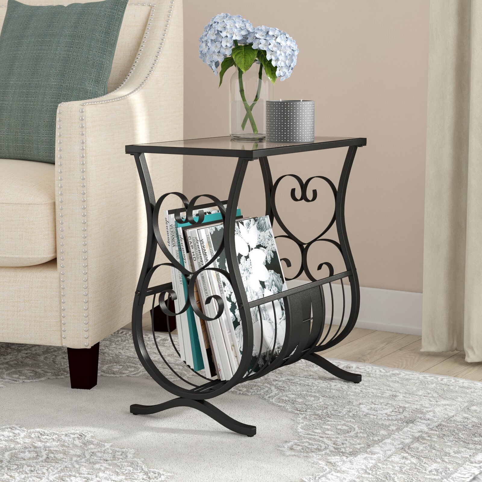 Versatile Magazine Rack Table