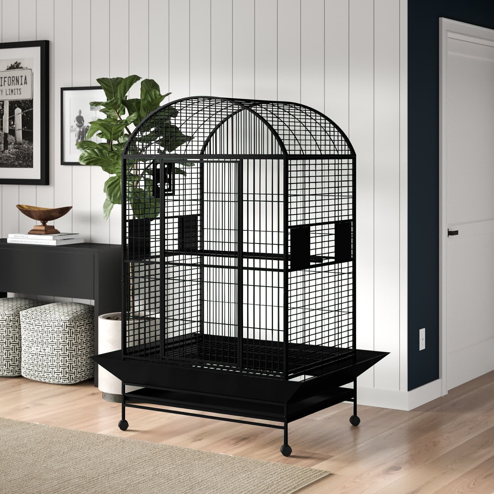 Versatile modern bird cage