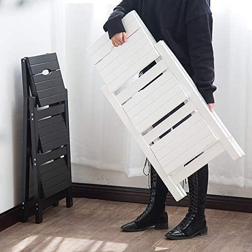 Versatile wooden folding step stool