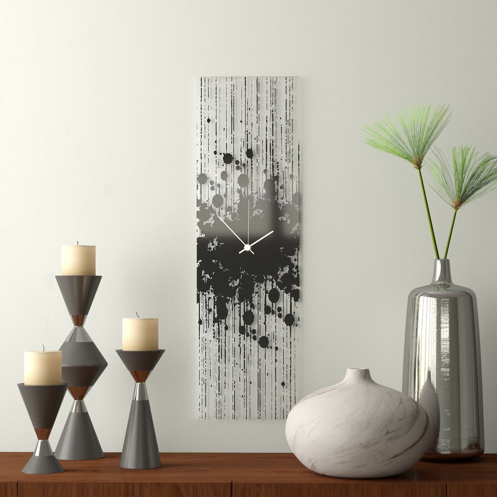 Vertical wall clock 