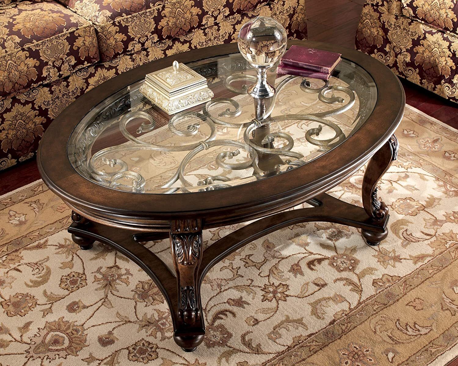 Vintage Designer Glass Coffee Table 