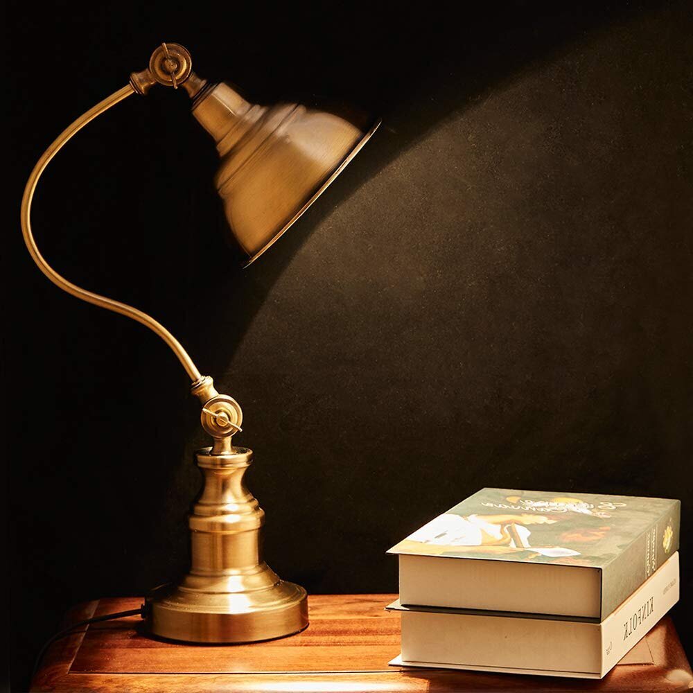 Vintage pharmacy lamp with rotary head
