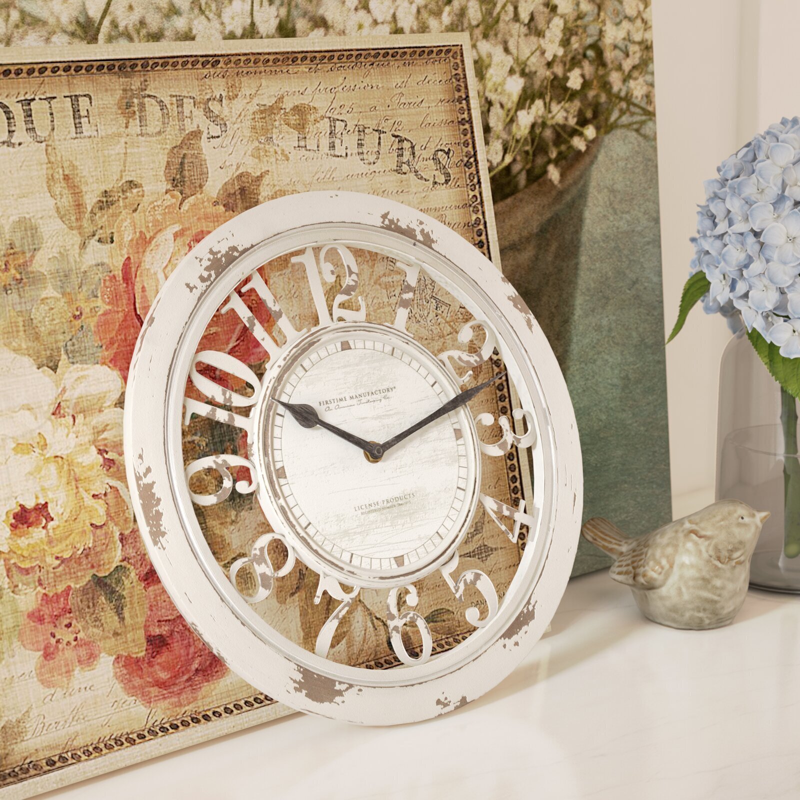 Vintage retro wall clock