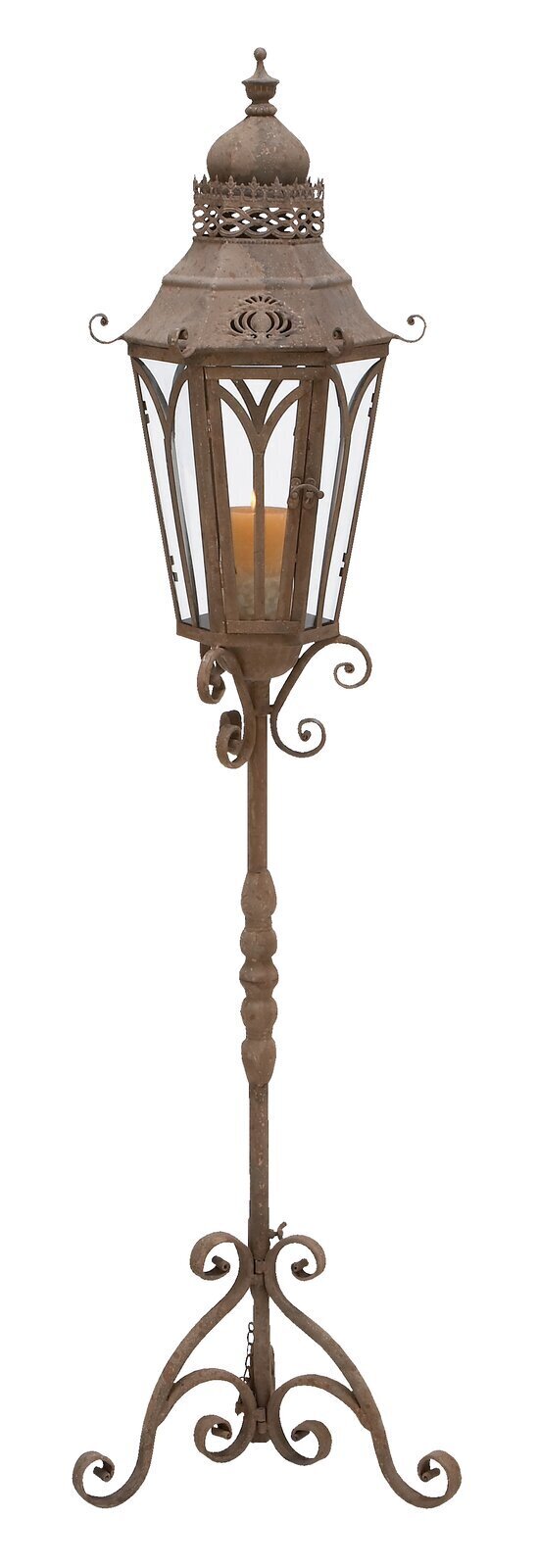 Whimsical floor candle holder