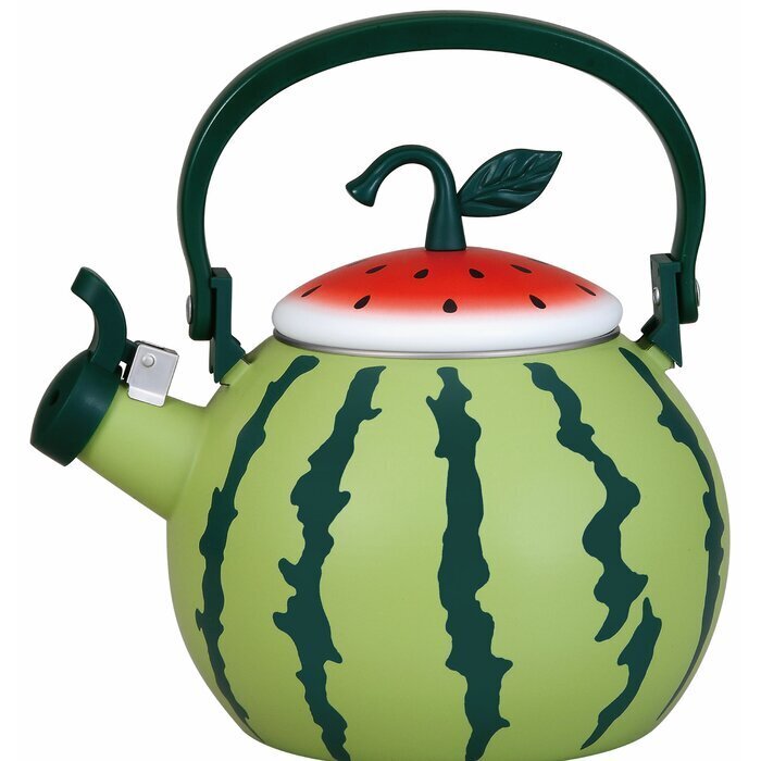 Whistling stovetop tea kettle