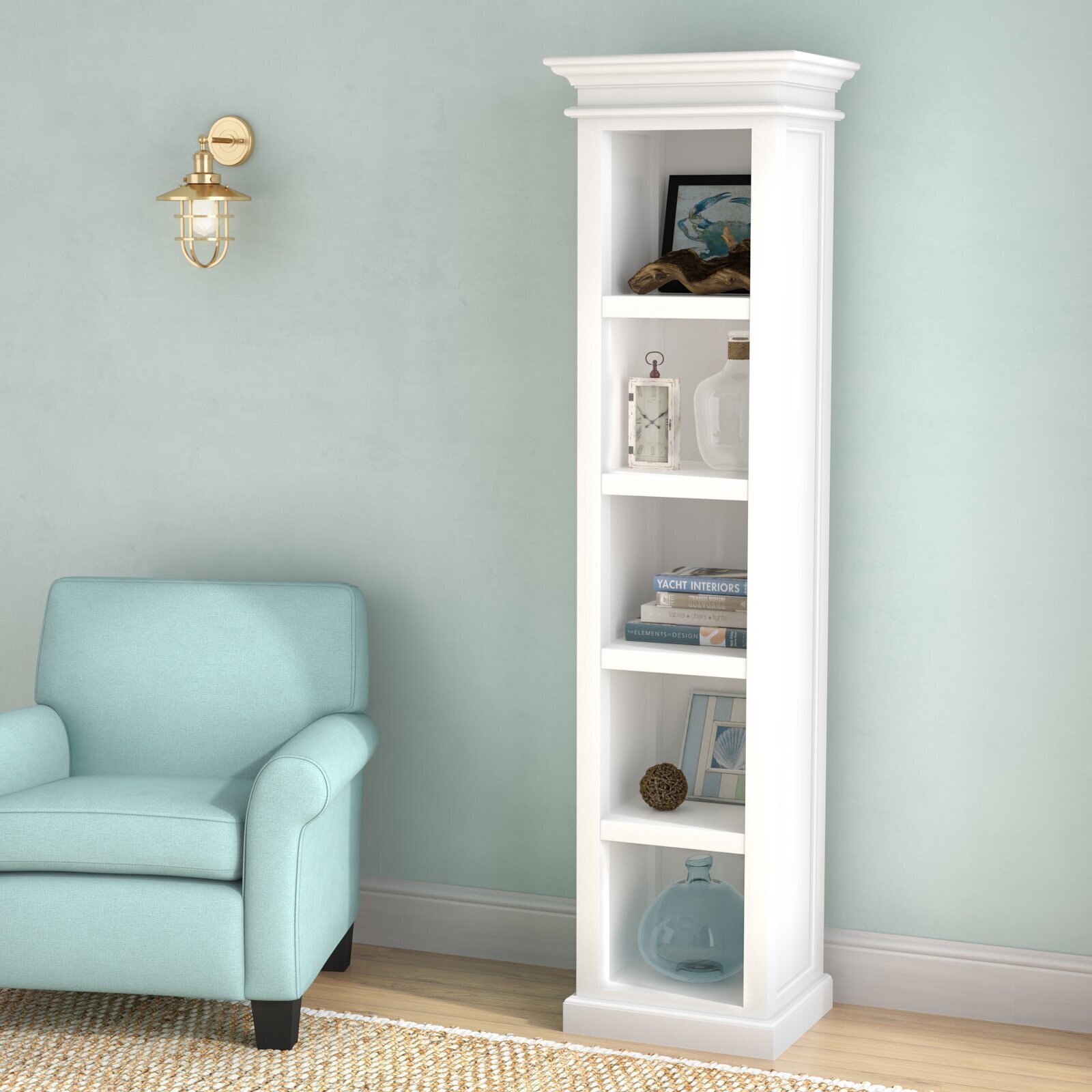 White Wood Cube Storage 