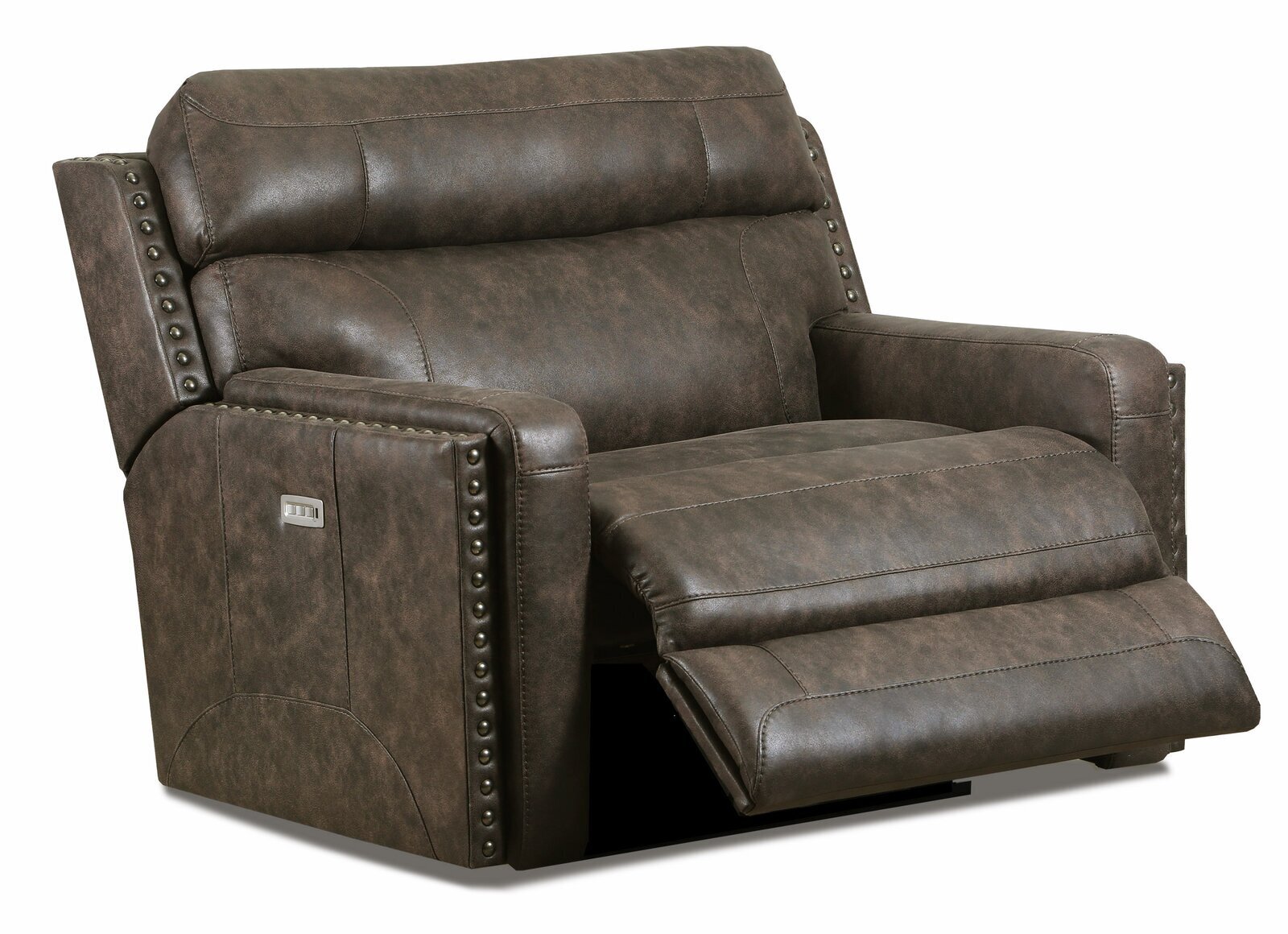 Wide Double Chair Recliner Cuddler
