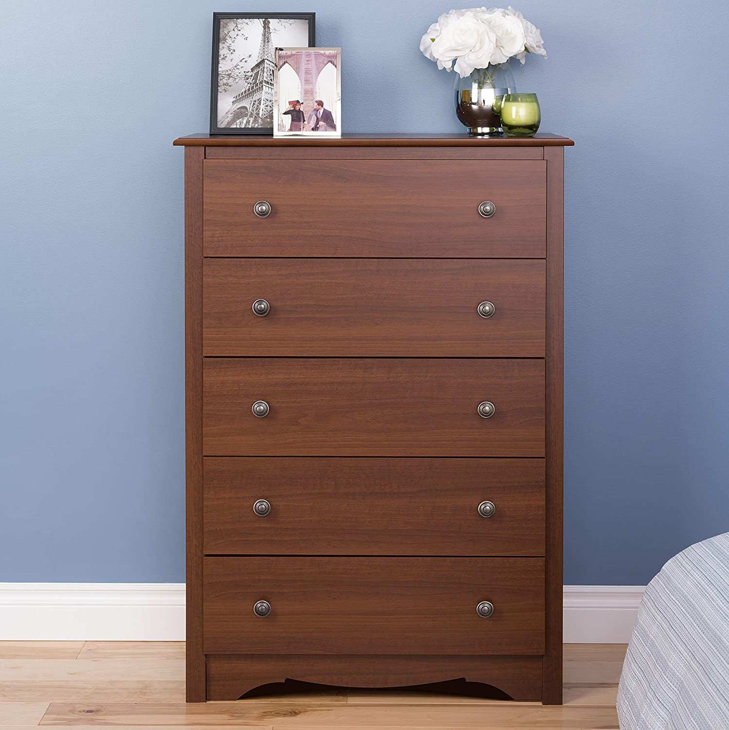 Wider cherry lingerie armoire