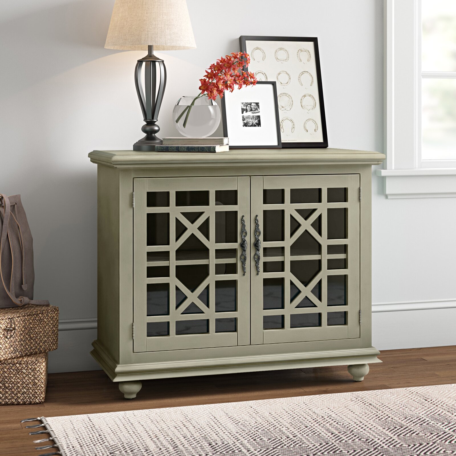 Wood and Glass Cabinet