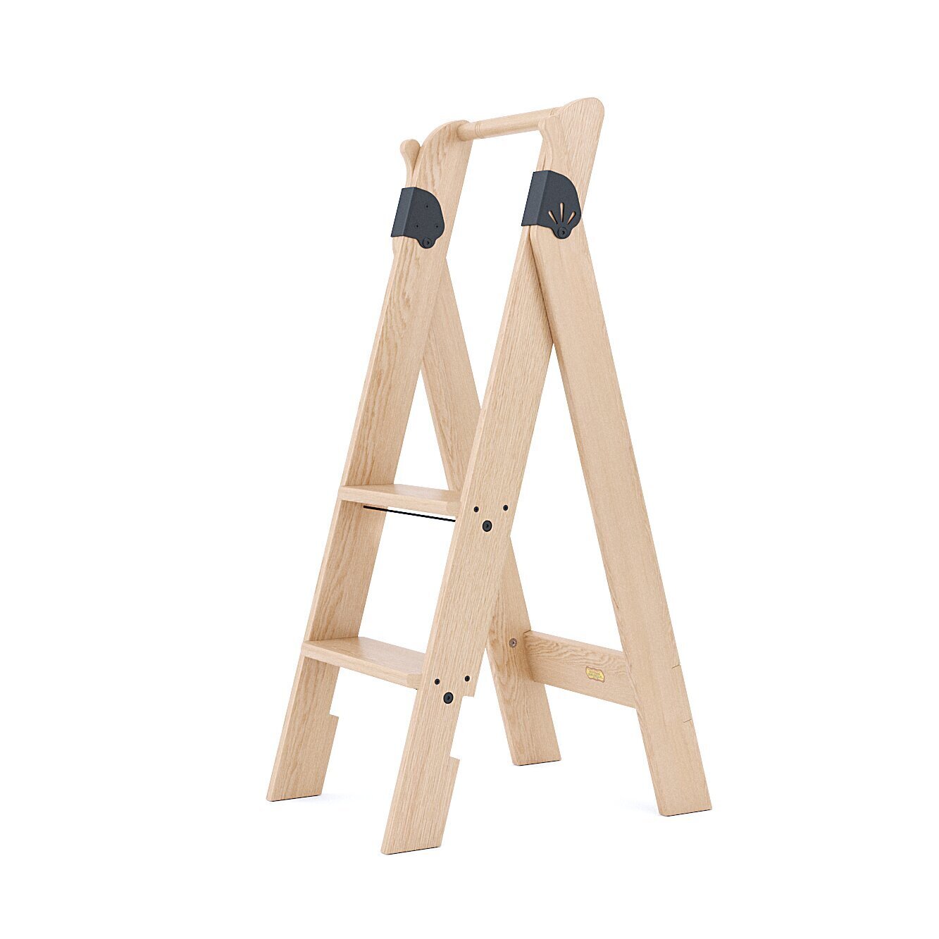 Wooden step stool in several finishes