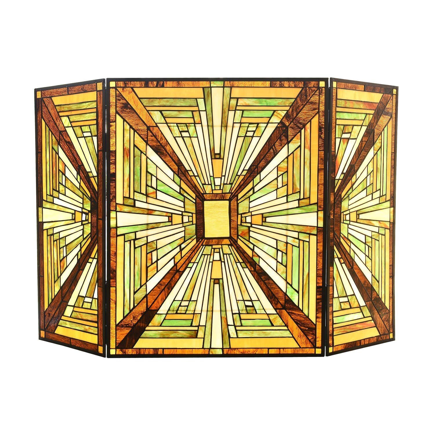 Wrought Iron Fireplace Screen With Glass