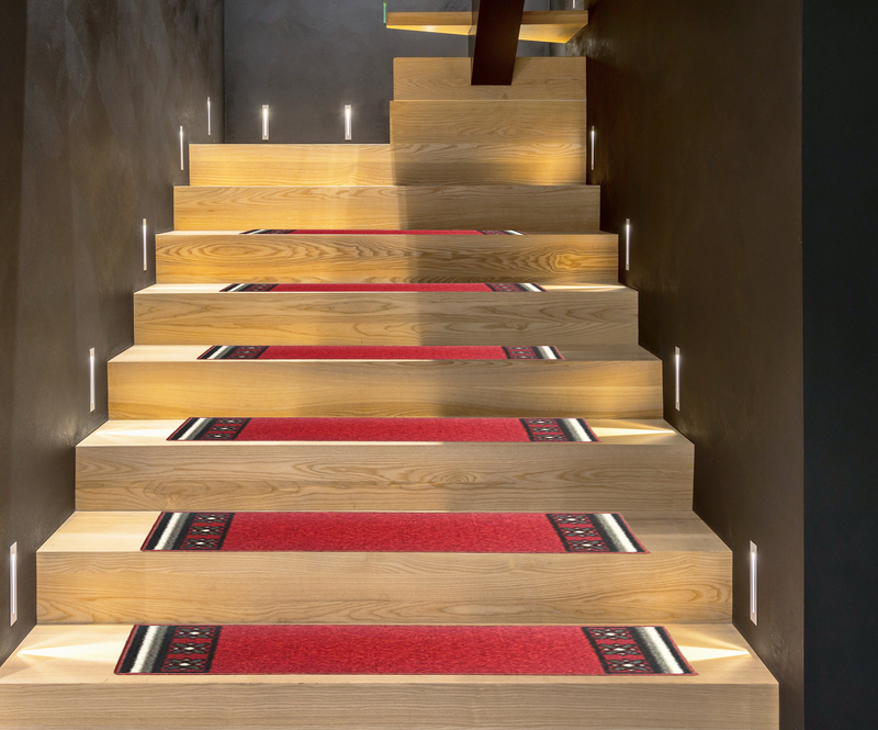 Brasher Red/Black/White Stair Tread