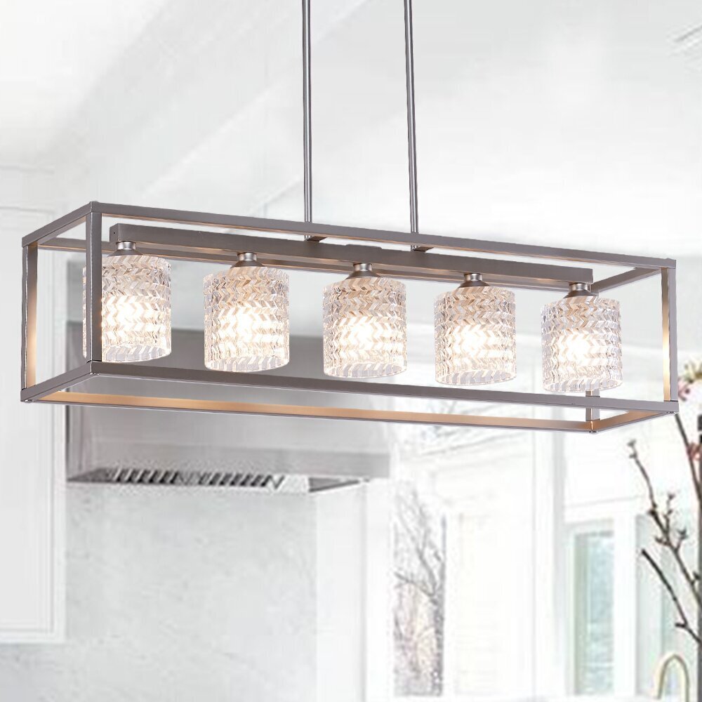 Chandelier with Glass Shades