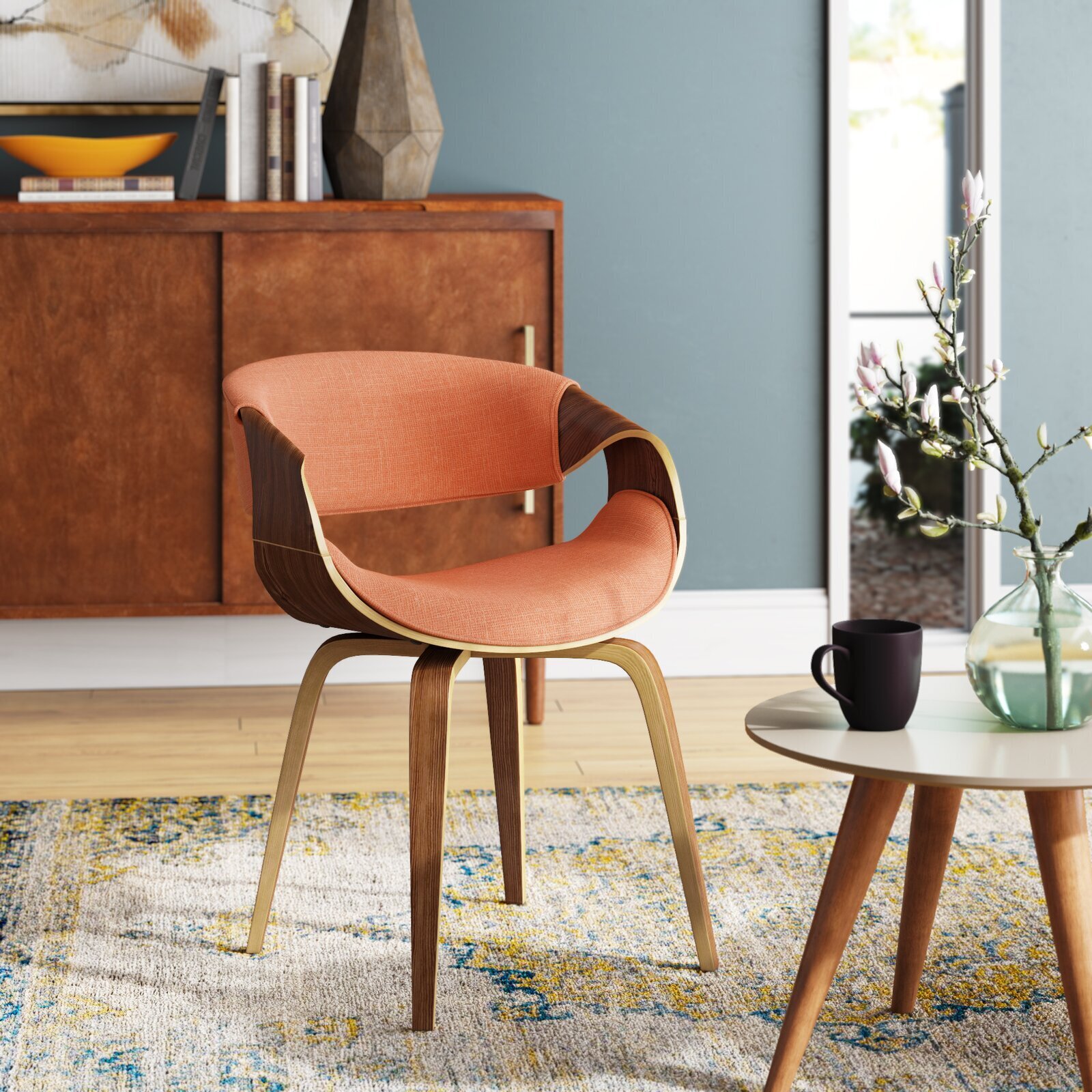 Curved Wood Chair