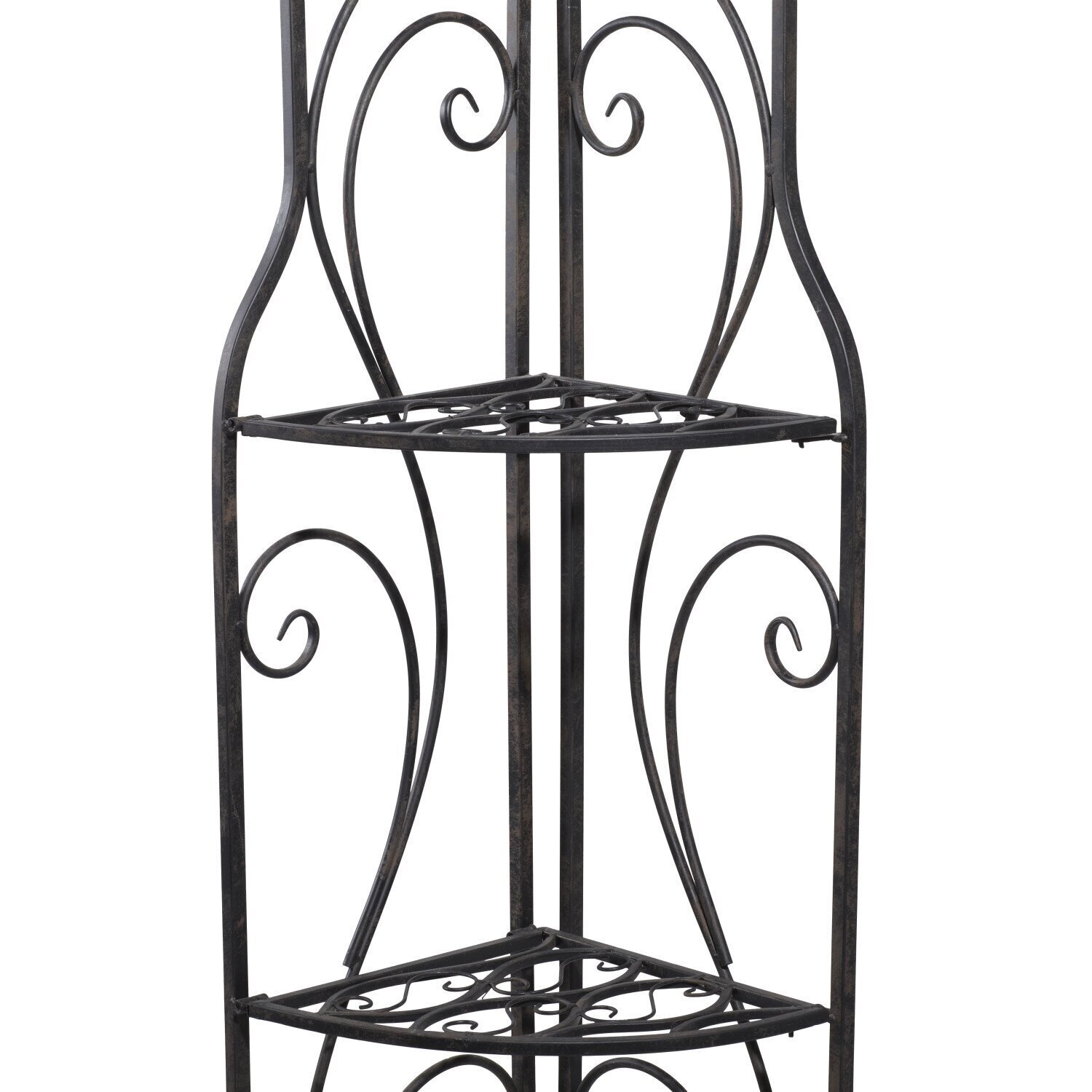 Wrought Iron Corner Shelf