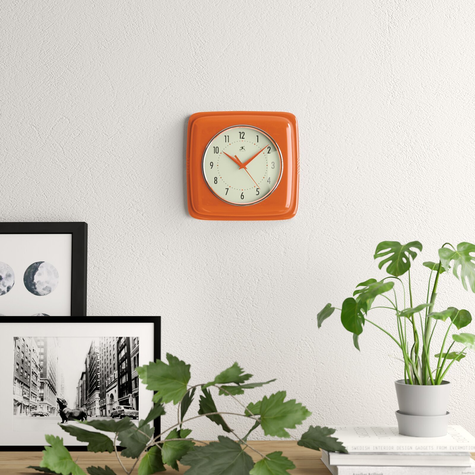 Funky Square Wall Clock 