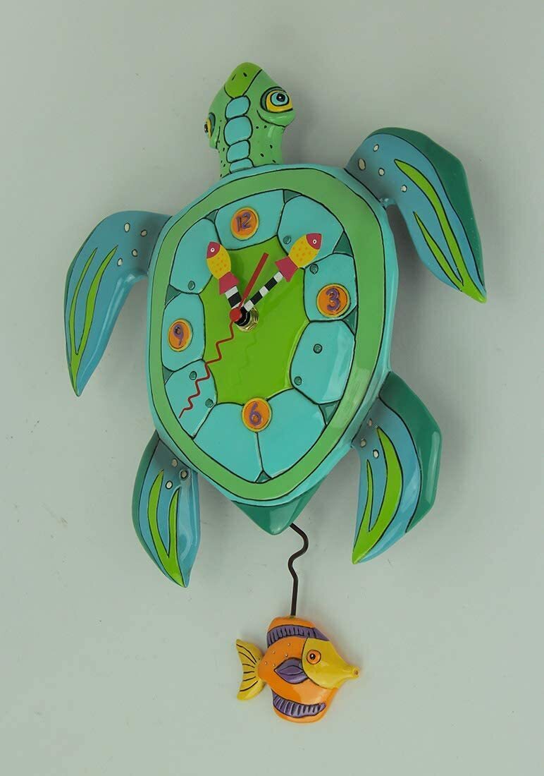 Funky Turtle Wall Clock 