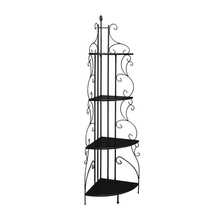 Harp and Scroll Shelf