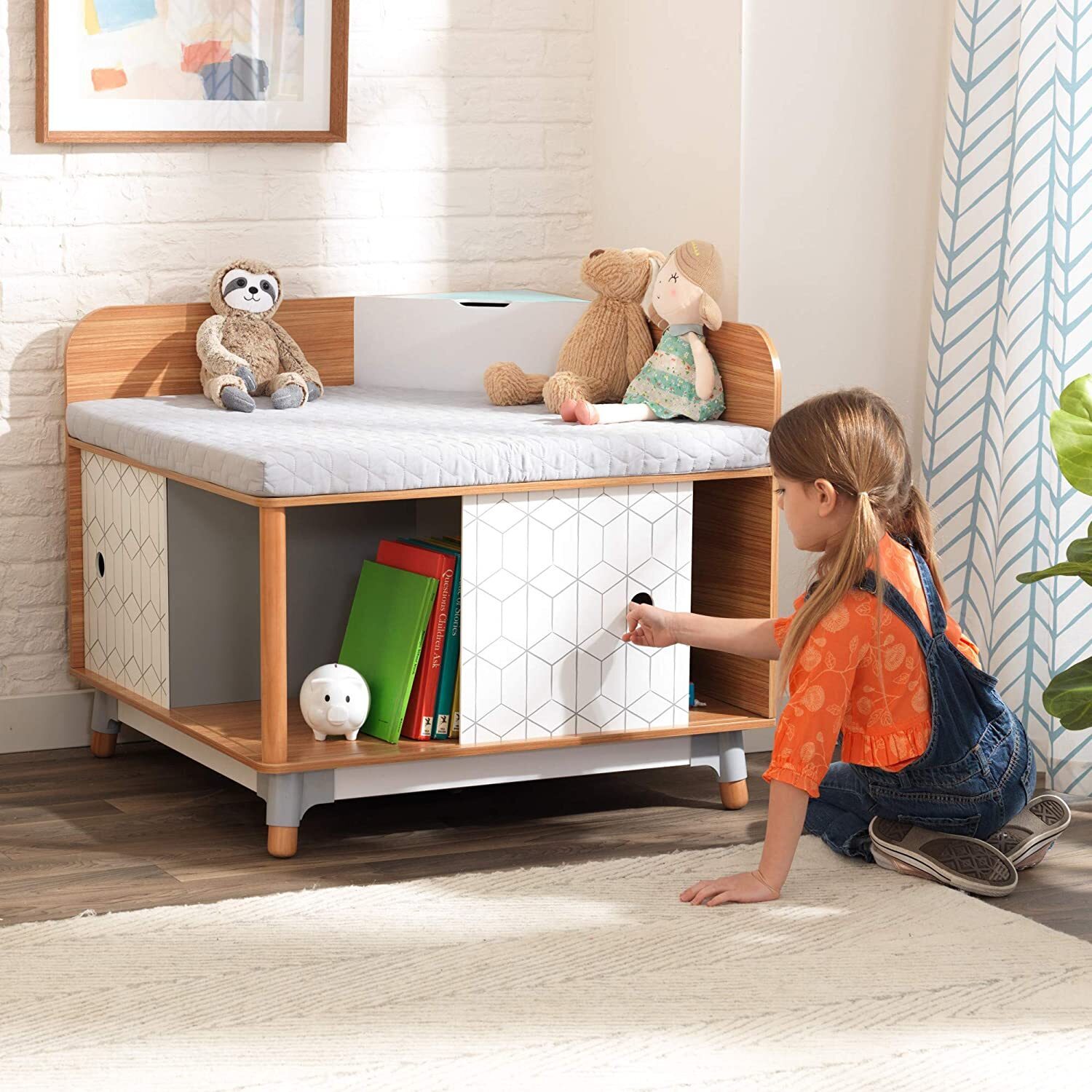 Kids Corner Storage with Reading Nook