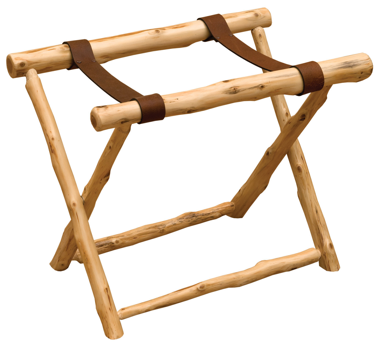 Luggage holder for rustic spaces 