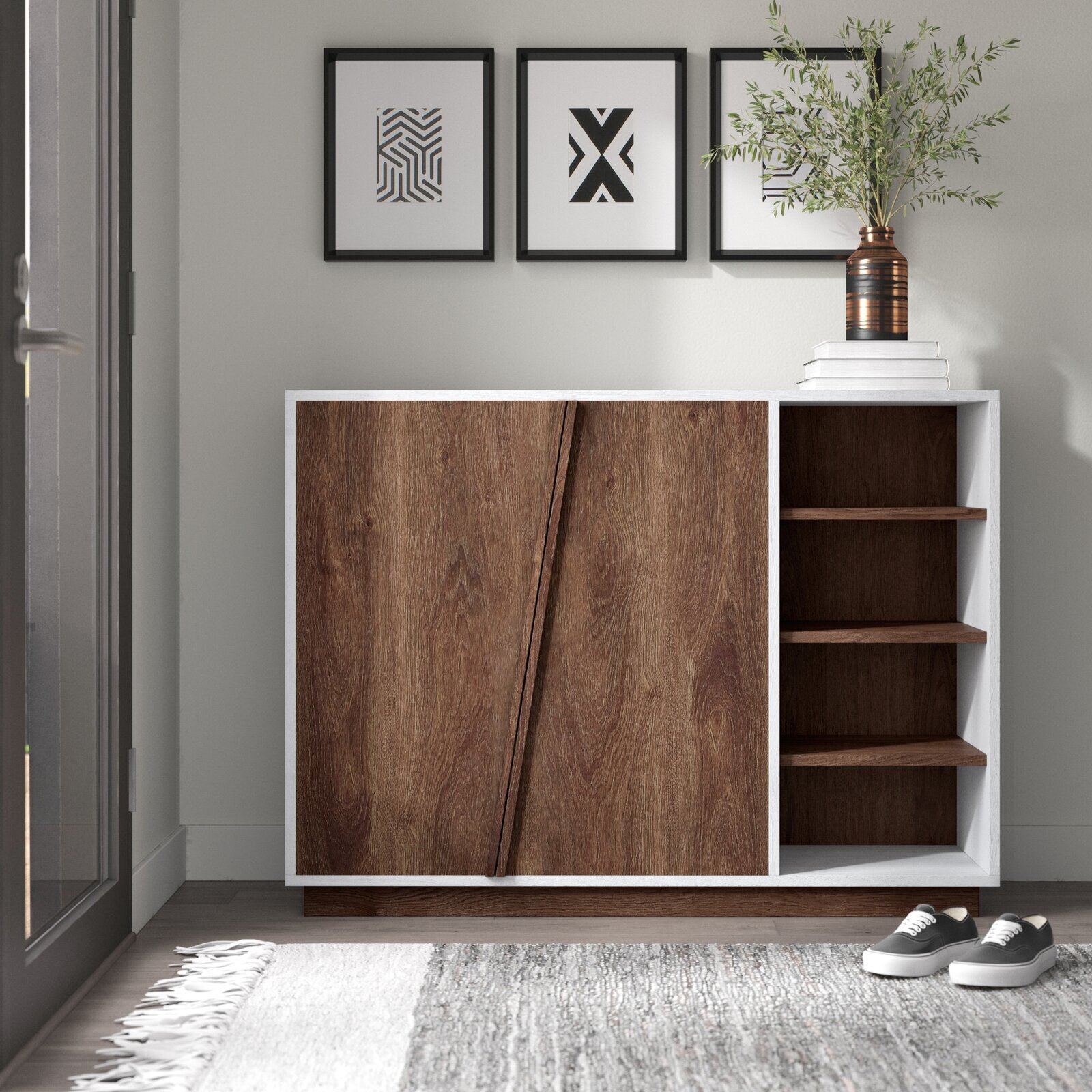 Modern Minimalist Shoe Rack