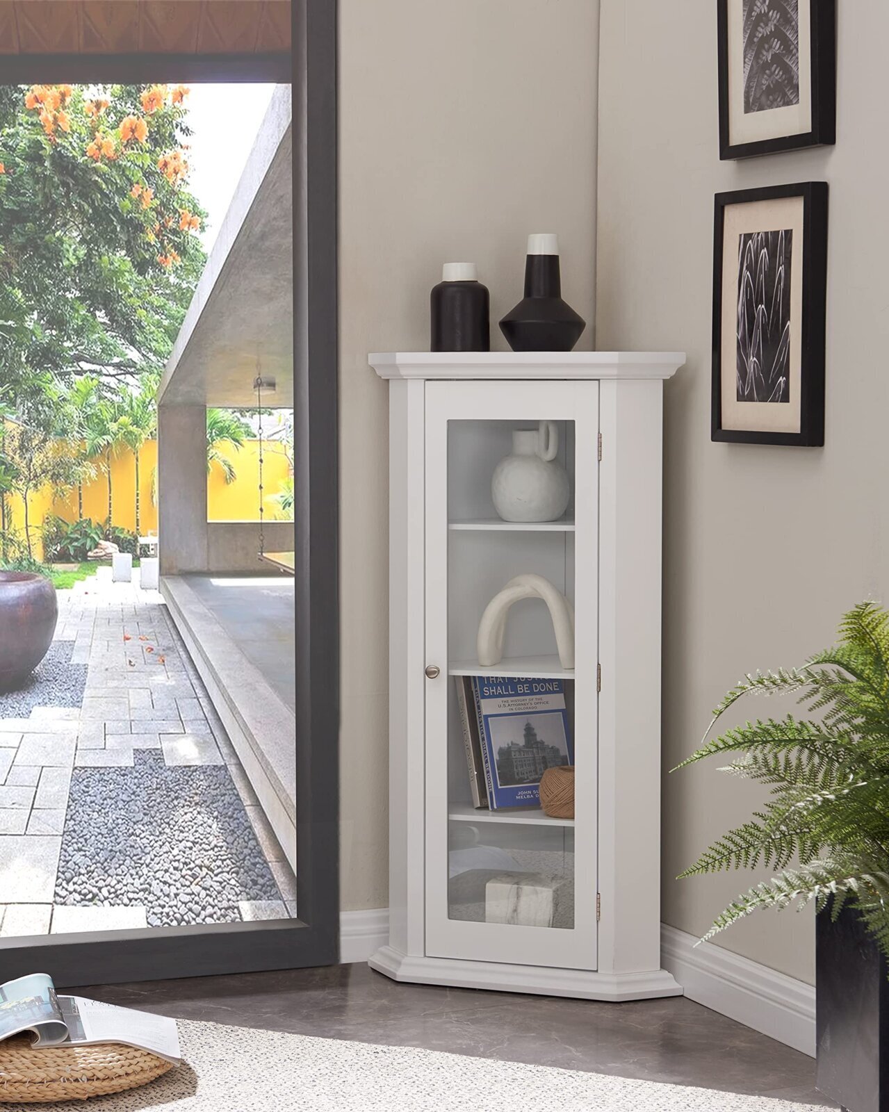 Practical Corner Cabinet
