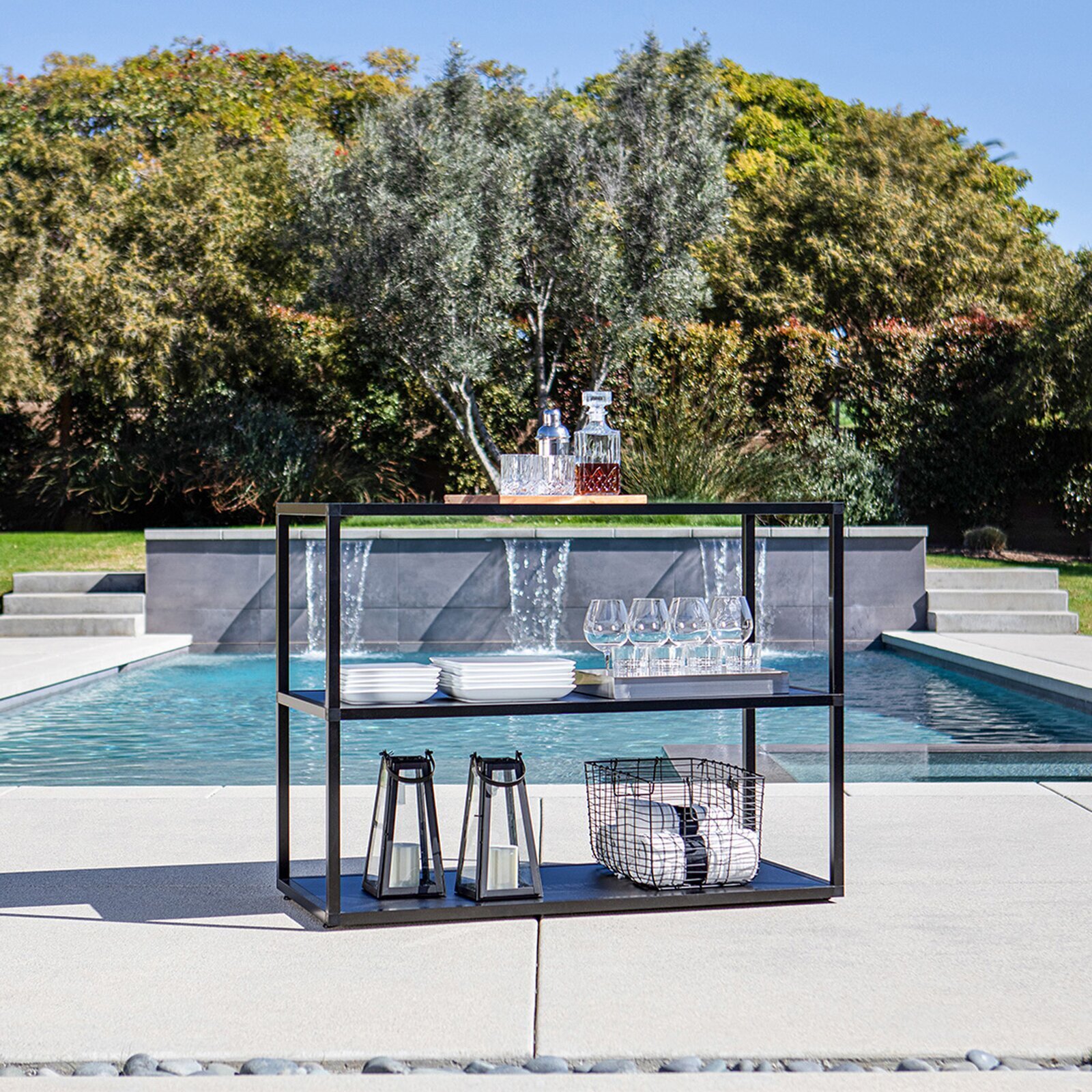 Stainless Steel Outdoor Mini Bar 