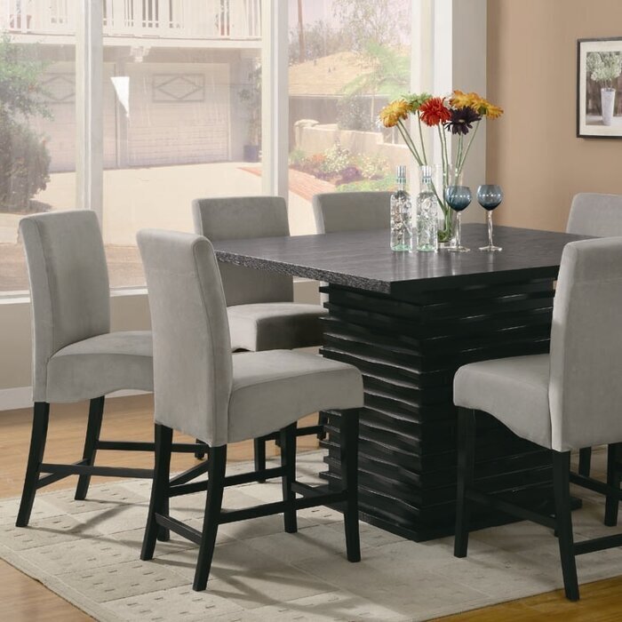 Table with Slatted Base