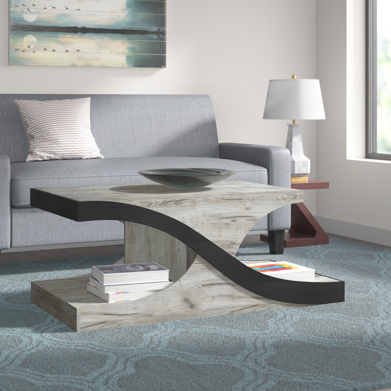Table with Sweeping Curves