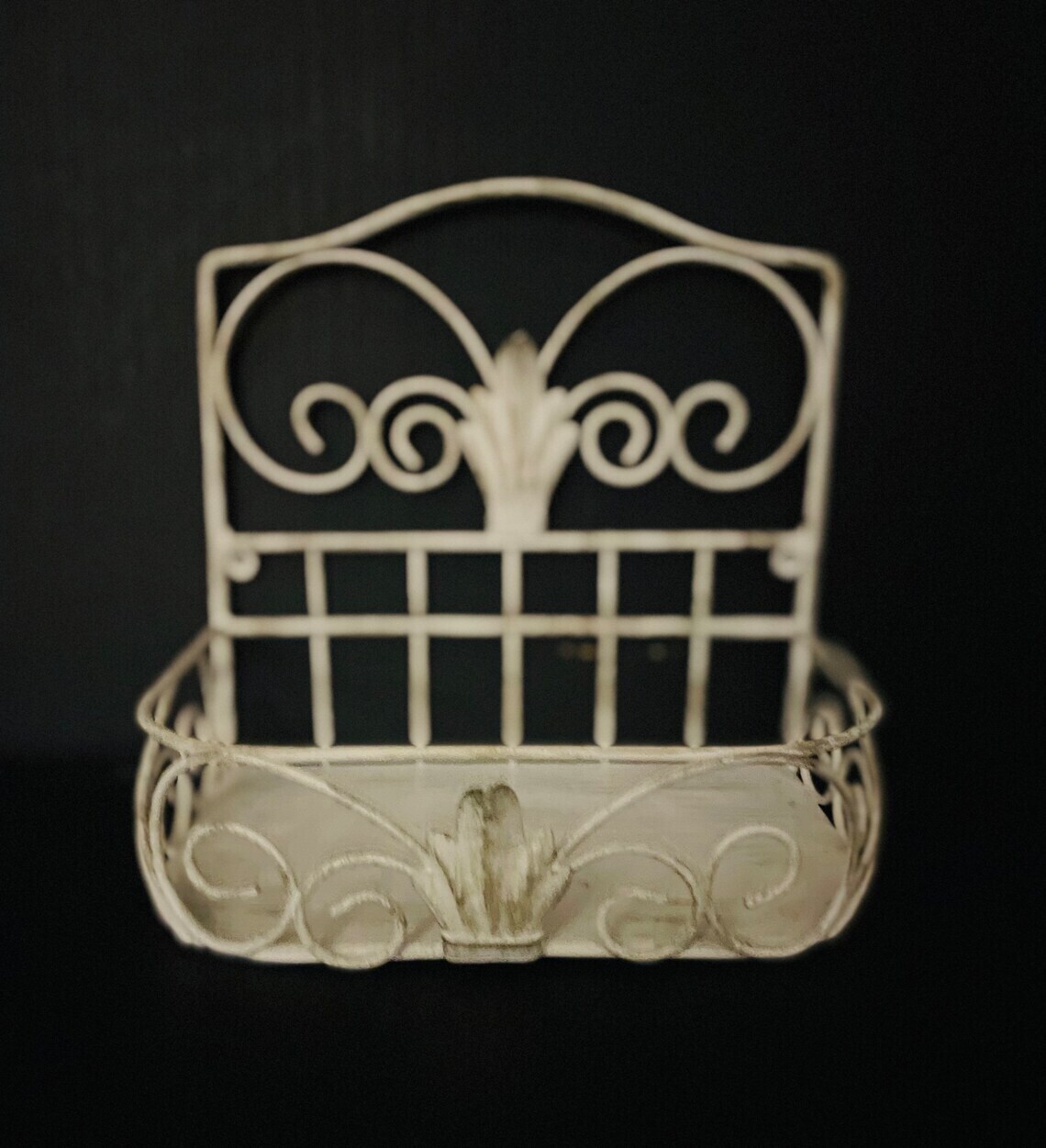 Vintage French Wrought Iron Window Box