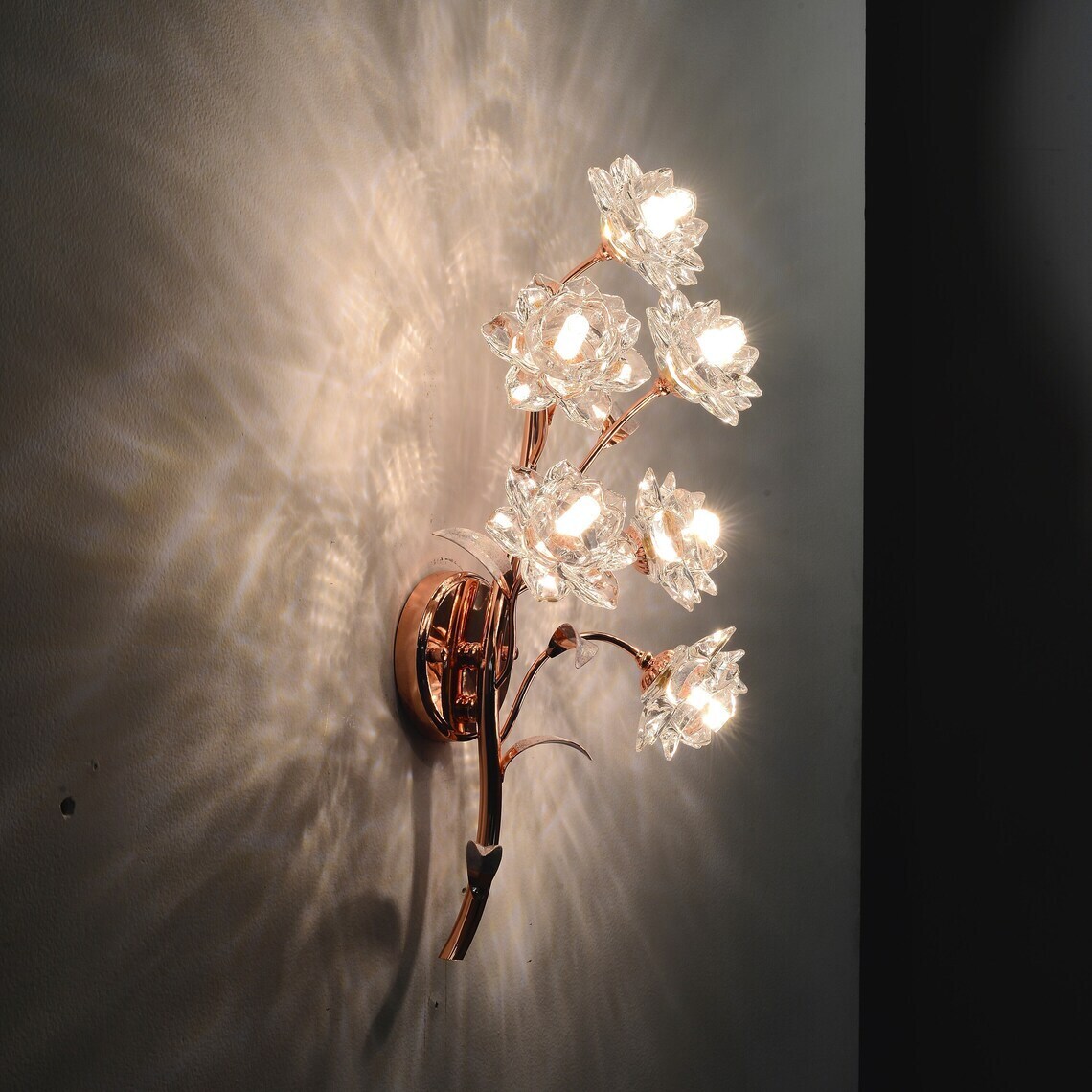 Wall Lotus Flower Lamp