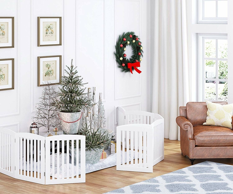 Wooden Free Standing Pet Gate
