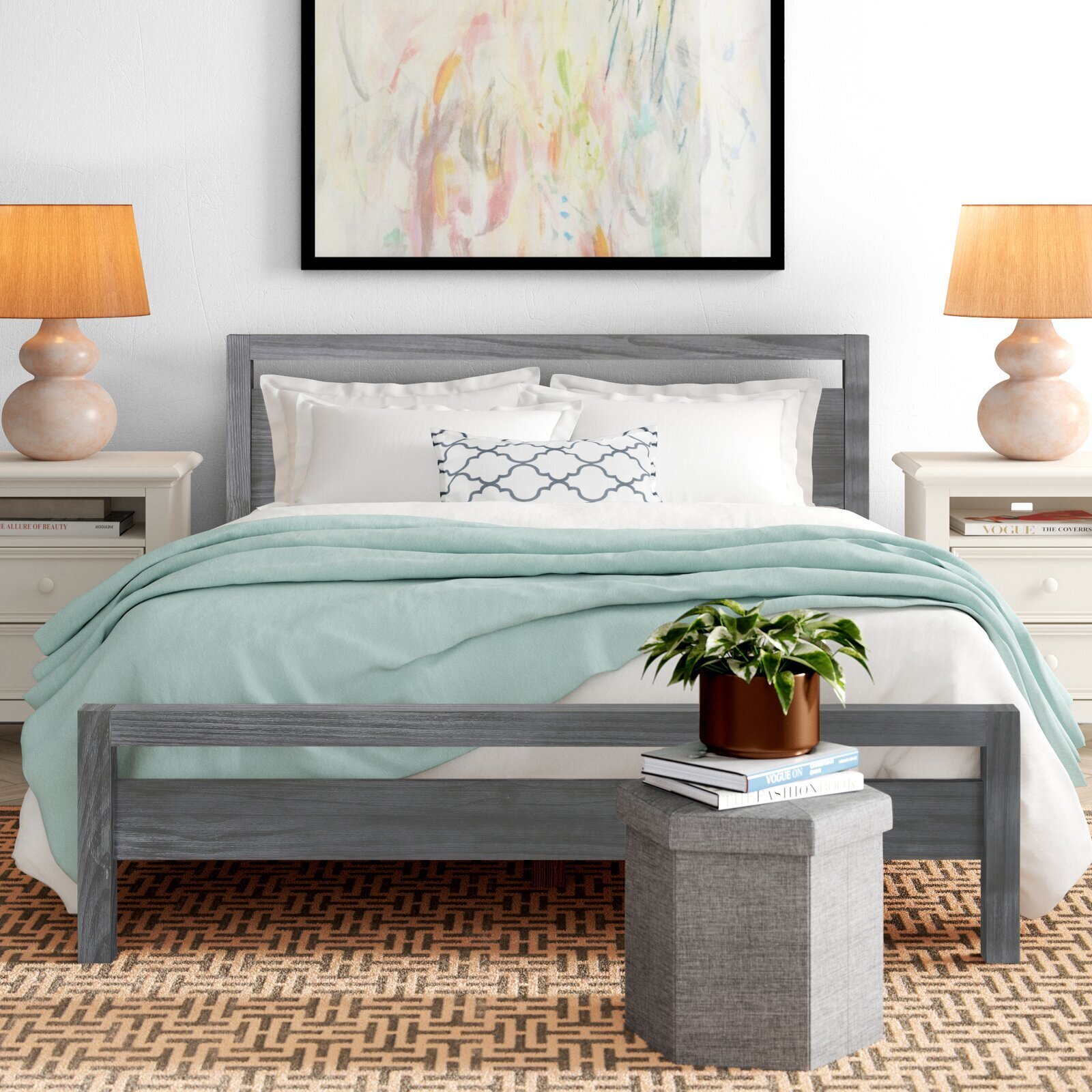 Modern Pine Bedroom Set