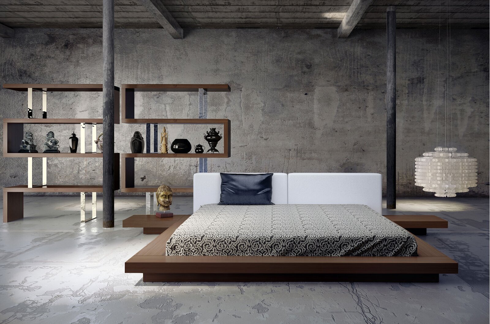 Worth Japanese Style Platform Bed