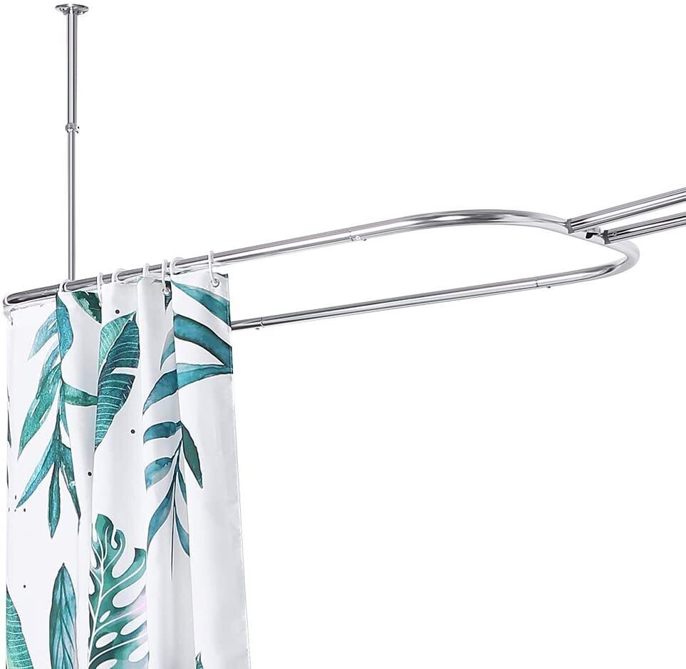 Affordable Oval Shower Rail for Freestanding Tubs